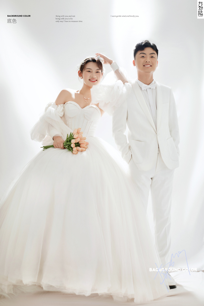 炒鸡甜~李鹏先生王璐女士你的甜蜜婚纱照、极简棚拍、、、婚纱照