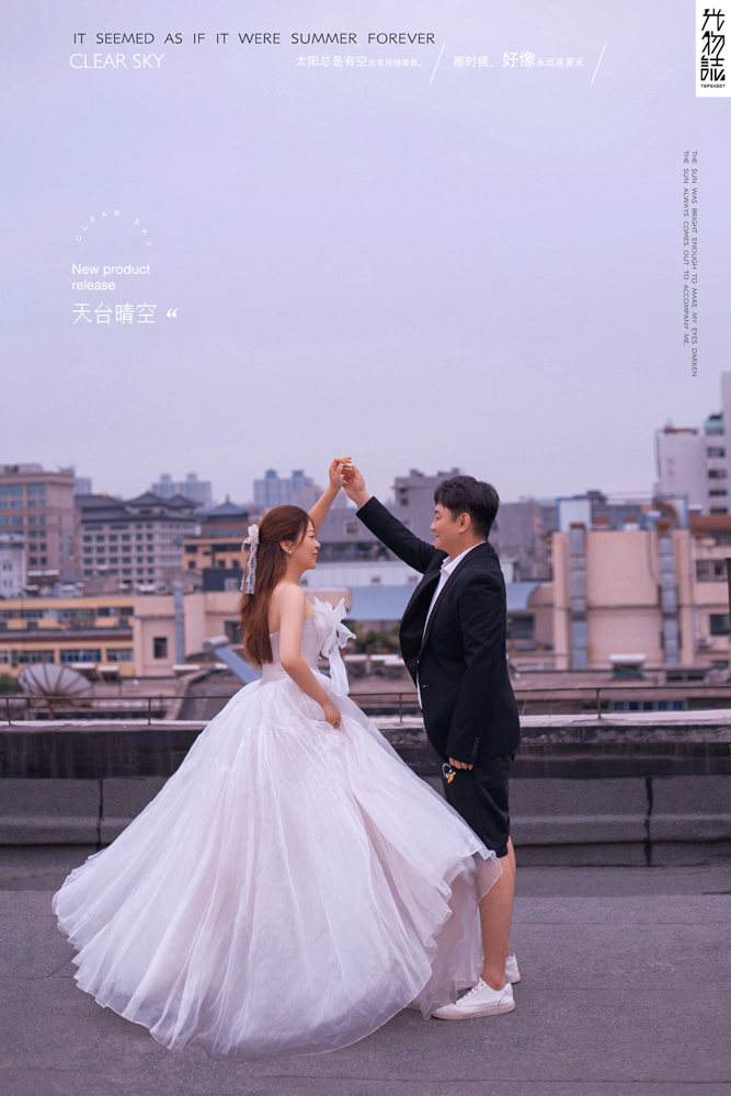 幸福感爆棚张鹏斌先生黄欣女士你的甜蜜婚纱照、极简棚拍、、、婚纱照