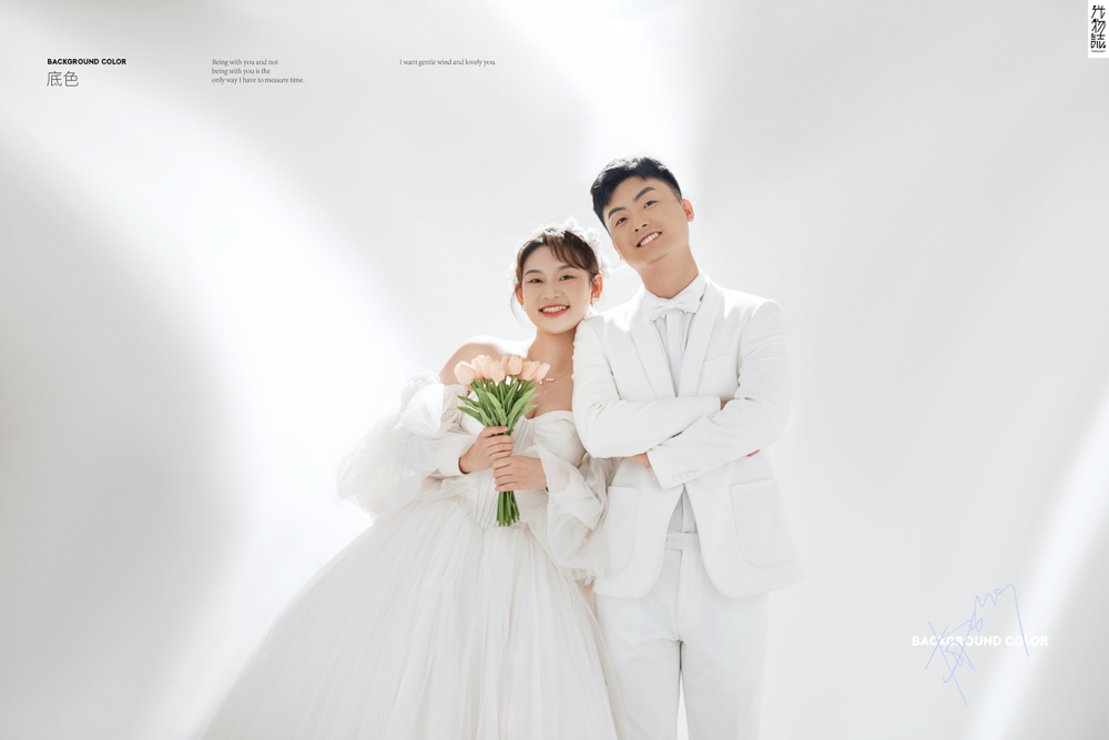 炒鸡甜~李鹏先生王璐女士你的甜蜜婚纱照、极简棚拍、、、婚纱照