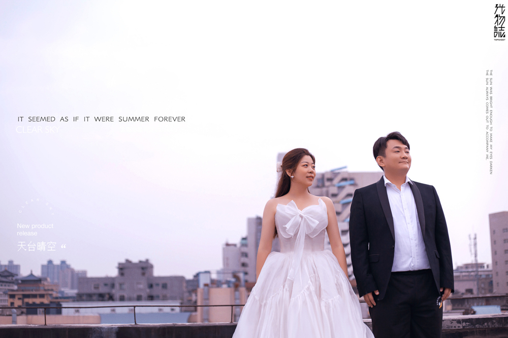 幸福感爆棚张鹏斌先生黄欣女士你的甜蜜婚纱照、极简棚拍、、、婚纱照
