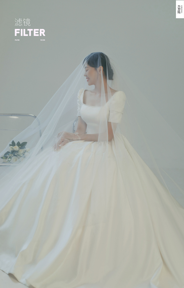 今日婚纱OOTD.张柏川先生任珍女士高定仪式感婚纱照、极简棚拍、、、婚纱照