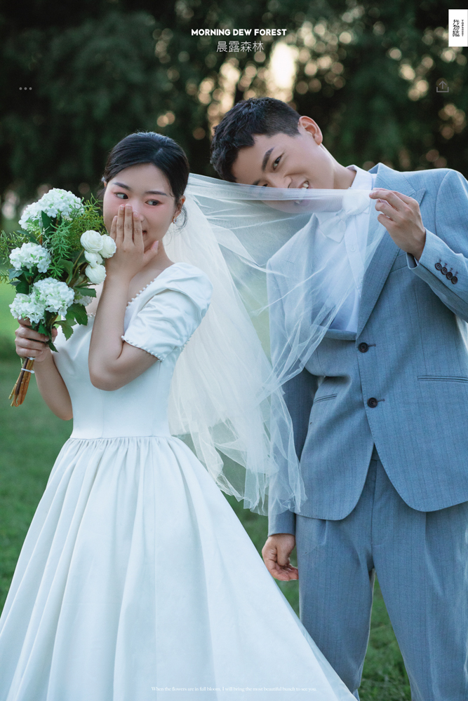幸福感爆棚张晨旭先生 鄢园女士电影纪实婚纱照、极简棚拍、、、婚纱照