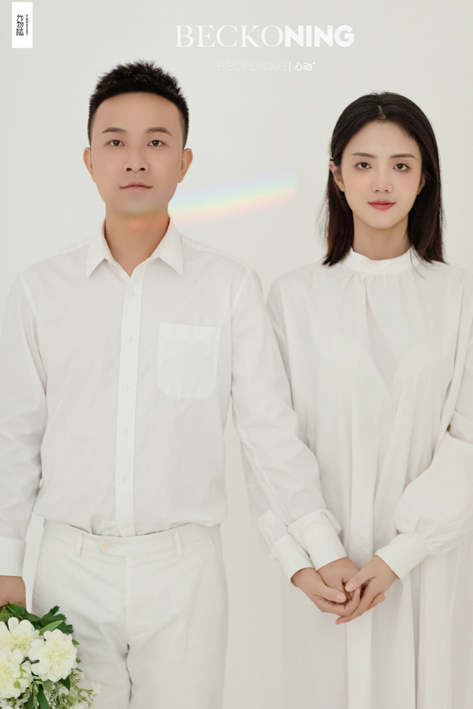 炒鸡甜~刘伟康先生赵可女士青春印记婚纱照、极简棚拍、、、婚纱照