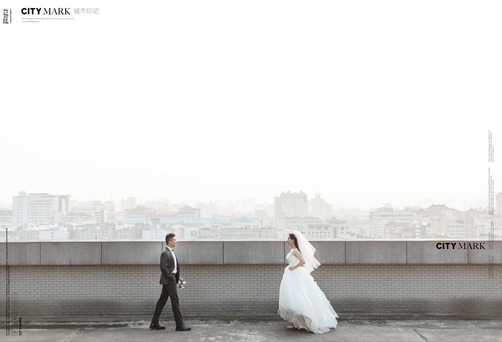 炒鸡甜~郑胜海先生项婷婷女士又年轻，又有爱婚纱照、怀旧复古、、、婚纱照