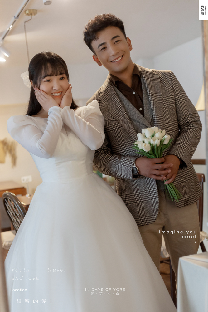 极致情绪！单小平先生苏小叶女士你的甜蜜婚纱照、极简棚拍  物誌生活、、、婚纱照