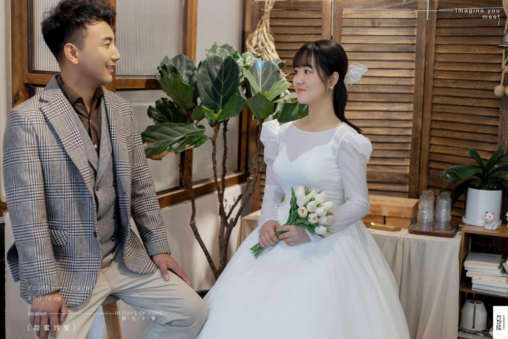 极致情绪！单小平先生苏小叶女士你的甜蜜婚纱照、极简棚拍  物誌生活、、、婚纱照