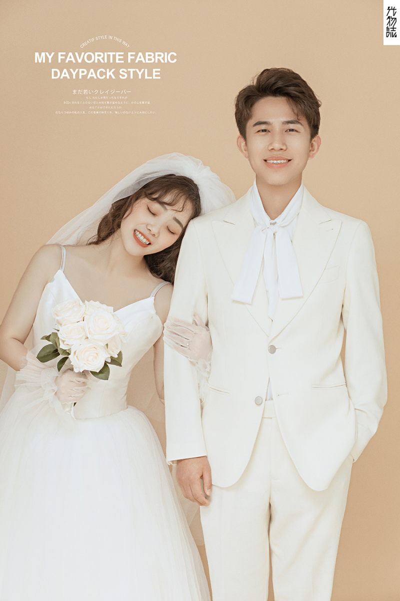 炒鸡甜~孙新印先生霍小玲女士甜蜜新鲜式婚纱照、极简棚拍、、、婚纱照