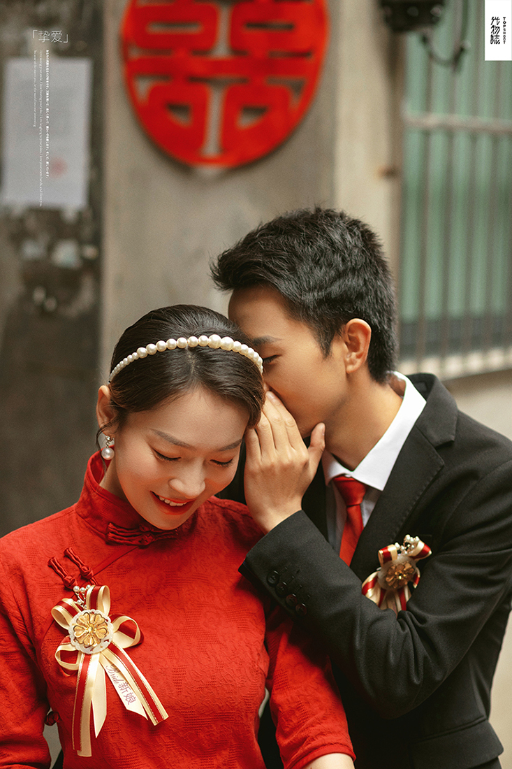 幸福感爆棚齐博先生袁涛女士复古民国风婚纱照、电影纪实、、、婚纱照
