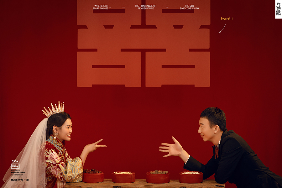 极致情绪！柳金奎先生曹丹女士幸福感婚纱照、极简棚拍、、、婚纱照
