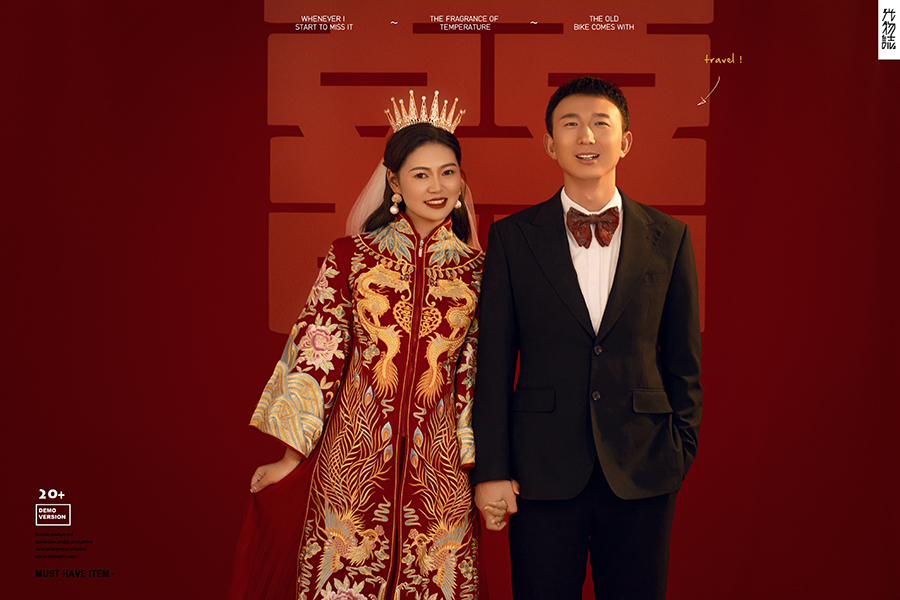 极致情绪！柳金奎先生曹丹女士幸福感婚纱照、极简棚拍、、、婚纱照