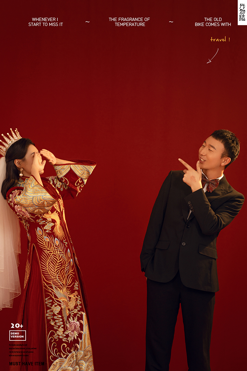 极致情绪！柳金奎先生曹丹女士幸福感婚纱照、极简棚拍、、、婚纱照