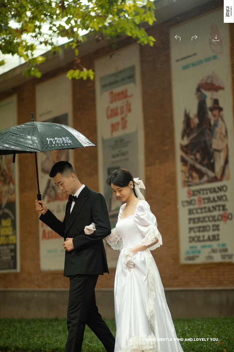 爱情电影。乔凌波先生张晓璐女士电影纪实婚纱照、极简棚拍、、、婚纱照