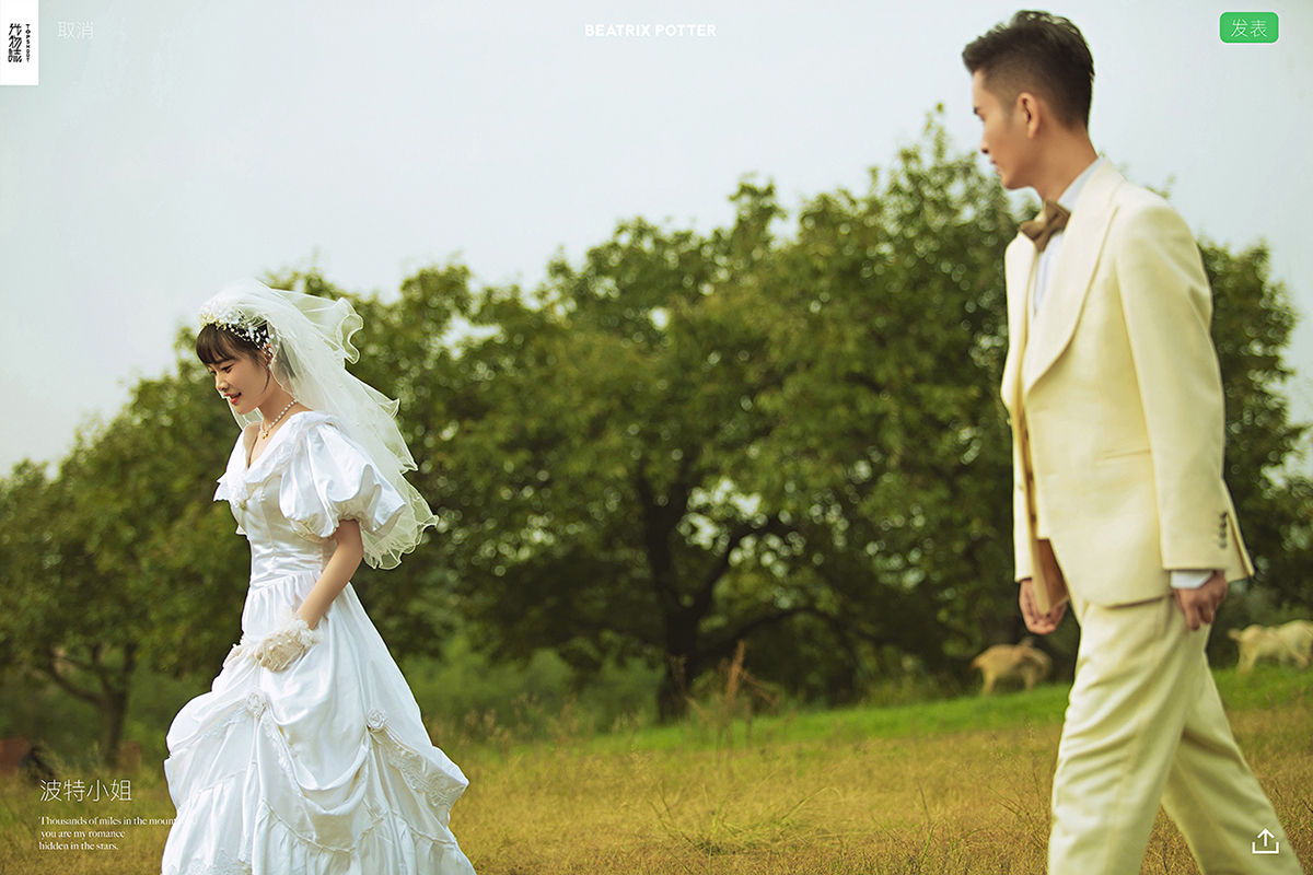 炒鸡甜~胡凯伦先生赵雨女士甜蜜新鲜式婚纱照、电影纪实、、、婚纱照