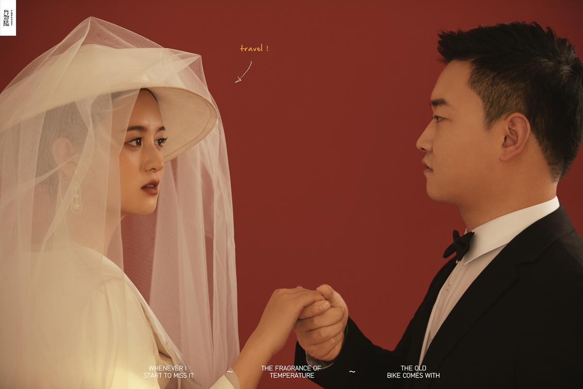 极致情绪！彭斌斌先生何晨阳女士高定仪式感婚纱照、极简棚拍、、、婚纱照