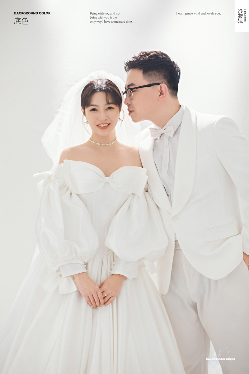 炒鸡甜~薛顺天先生梁羽女士高定仪式感婚纱照、极简棚拍、、、婚纱照