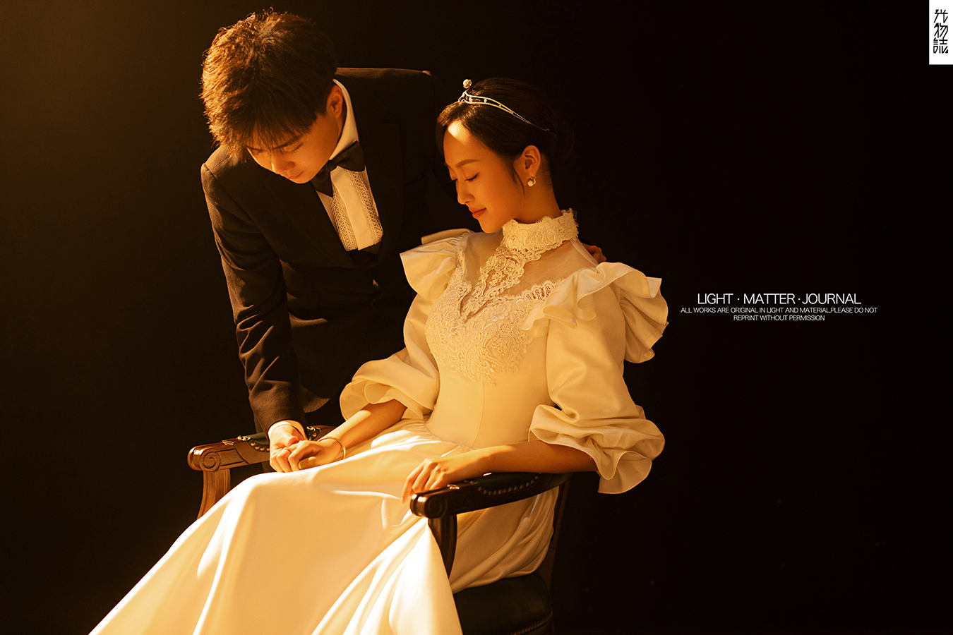 太太太太可了~~！曹贝先生董可慧女士高定仪式感婚纱照、极简棚拍、、、婚纱照