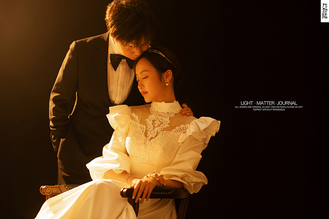 太太太太可了~~！曹贝先生董可慧女士高定仪式感婚纱照、极简棚拍、、、婚纱照