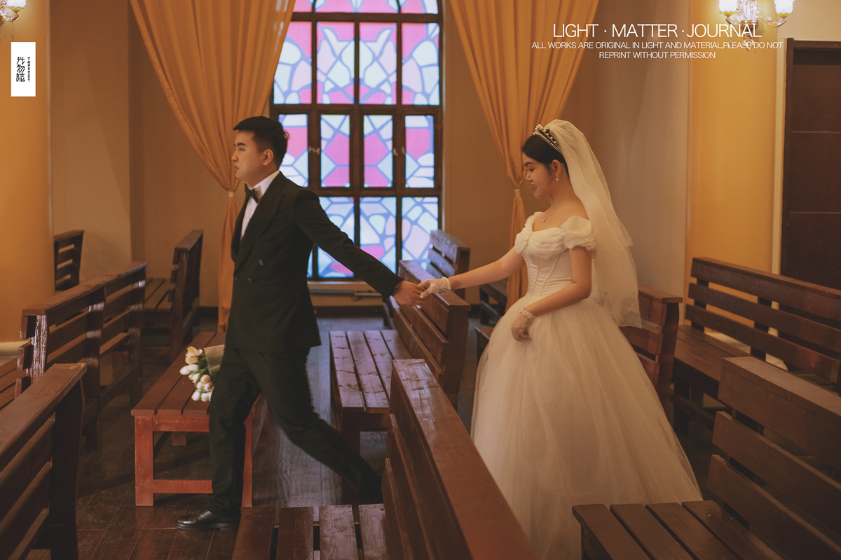 极致情绪！唐博先生李洁女士高定仪式感婚纱照、极简棚拍、、、婚纱照