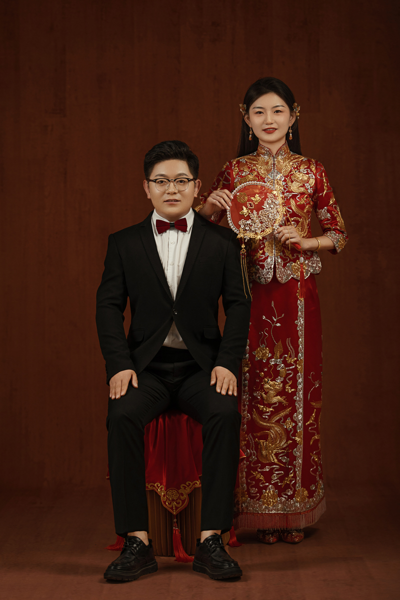 极致情绪！李健先生王艳女士复古文艺婚纱照、极简棚拍、、、婚纱照