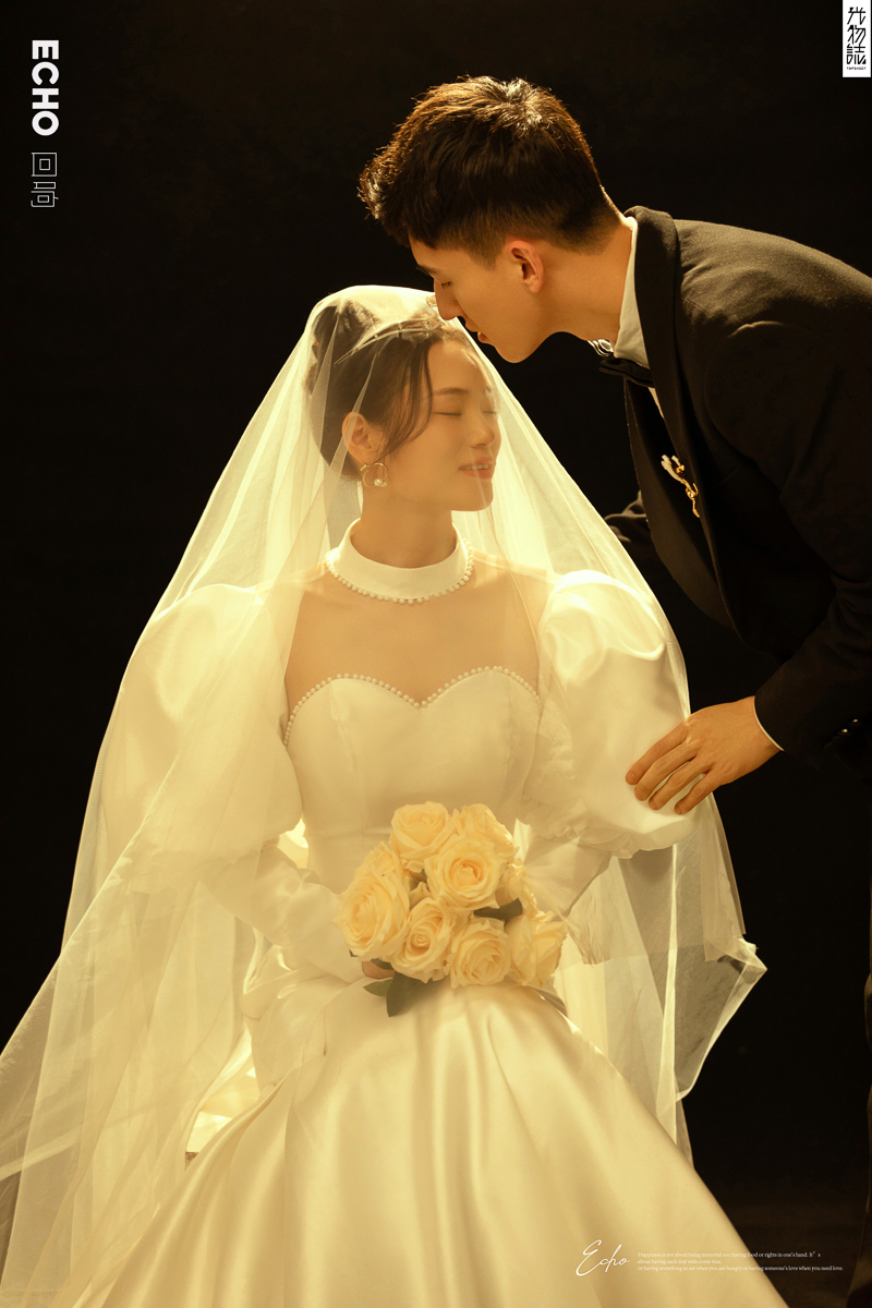 极致情绪！海洋先生孙海迪女士高定仪式感婚纱照、极简棚拍、、、婚纱照