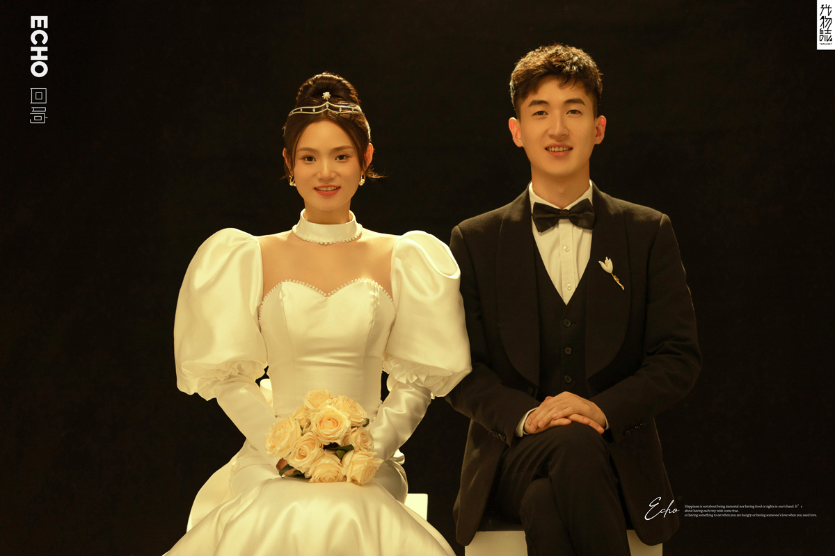 极致情绪！海洋先生孙海迪女士高定仪式感婚纱照、极简棚拍、、、婚纱照