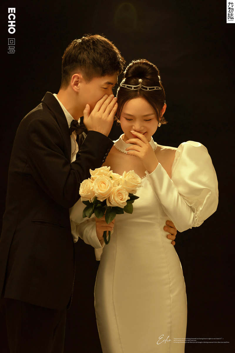 极致情绪！海洋先生孙海迪女士高定仪式感婚纱照、极简棚拍、、、婚纱照