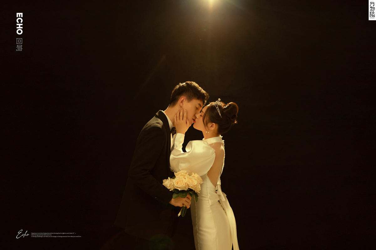 极致情绪！海洋先生孙海迪女士高定仪式感婚纱照、极简棚拍、、、婚纱照