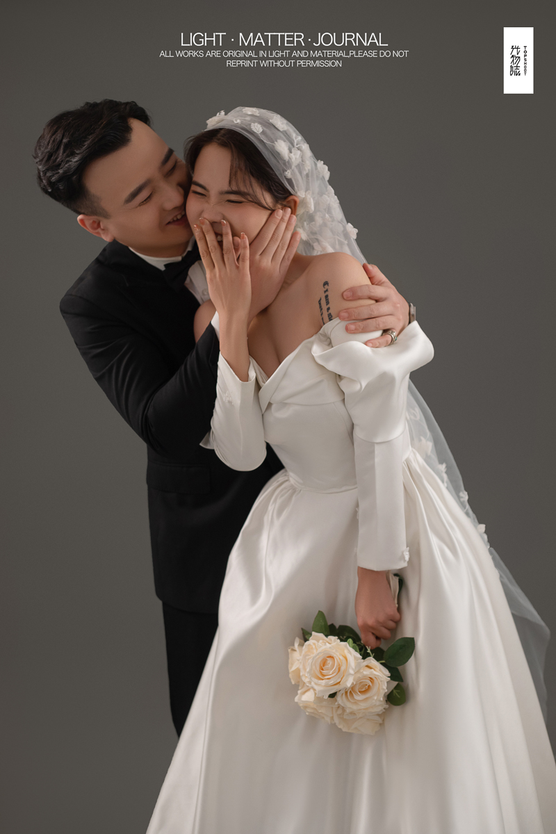 极致情绪！陈鑫先生刘畅女士甜蜜新鲜式婚纱照、极简棚拍、、、婚纱照