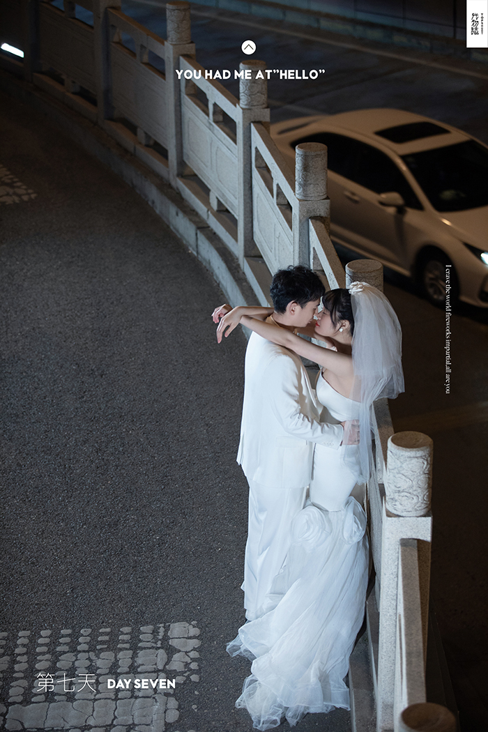 今日婚纱OOTD.张卫星先生周莉女士高定仪式感婚纱照、氛围森系、、、婚纱照