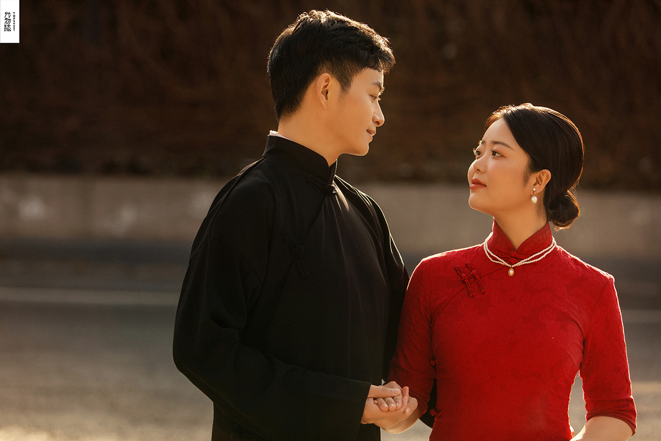 王洋洋先生刘星女士复古民国风婚纱照、怀旧复古、、、婚纱照