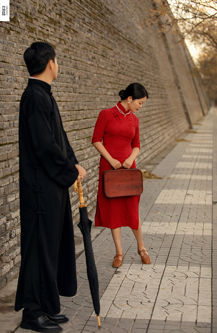 王洋洋先生刘星女士复古民国风婚纱照、怀旧复古、、、婚纱照