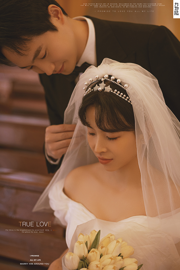极致情绪！张栋先生高艳女士高定仪式感婚纱照、物誌生活  氛围森系、、、婚纱照