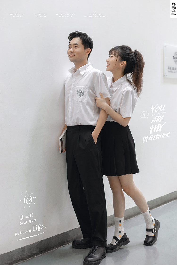 恋爱日记*李先生杜女士青春学院风婚纱照、氛围森系、、、婚纱照