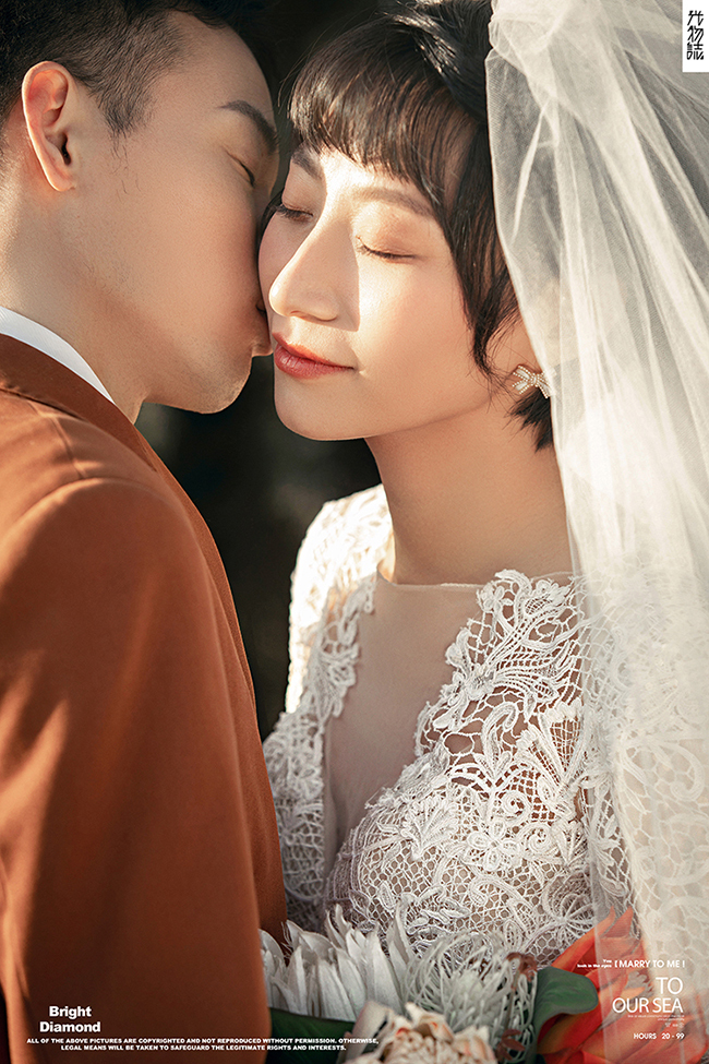 极致情绪！闫超鑫先生白思瑾女士甜蜜新鲜式婚纱照、怀旧复古、、、婚纱照