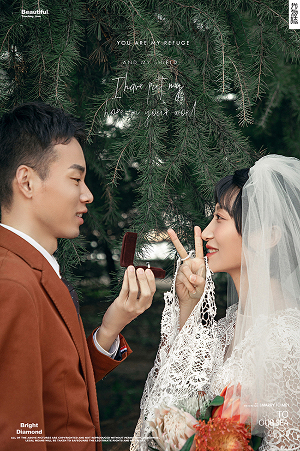 极致情绪！闫超鑫先生白思瑾女士甜蜜新鲜式婚纱照、怀旧复古、、、婚纱照