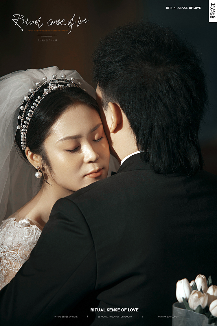 极致情绪！党毓涛[先生刘言女士高定仪式感婚纱照、物誌生活  怀旧复古、、、婚纱照