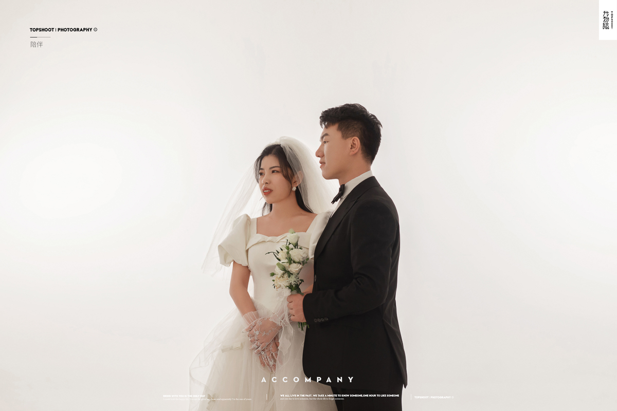 幸福感爆棚吉国祥先生李洁女士甜蜜新鲜式婚纱照、极简棚拍、、、婚纱照