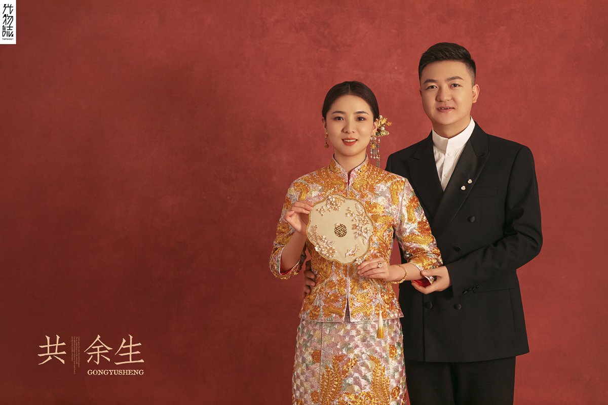 极致情绪！徐荣先生郭敏女士复古民国风婚纱照、极简棚拍、、、婚纱照