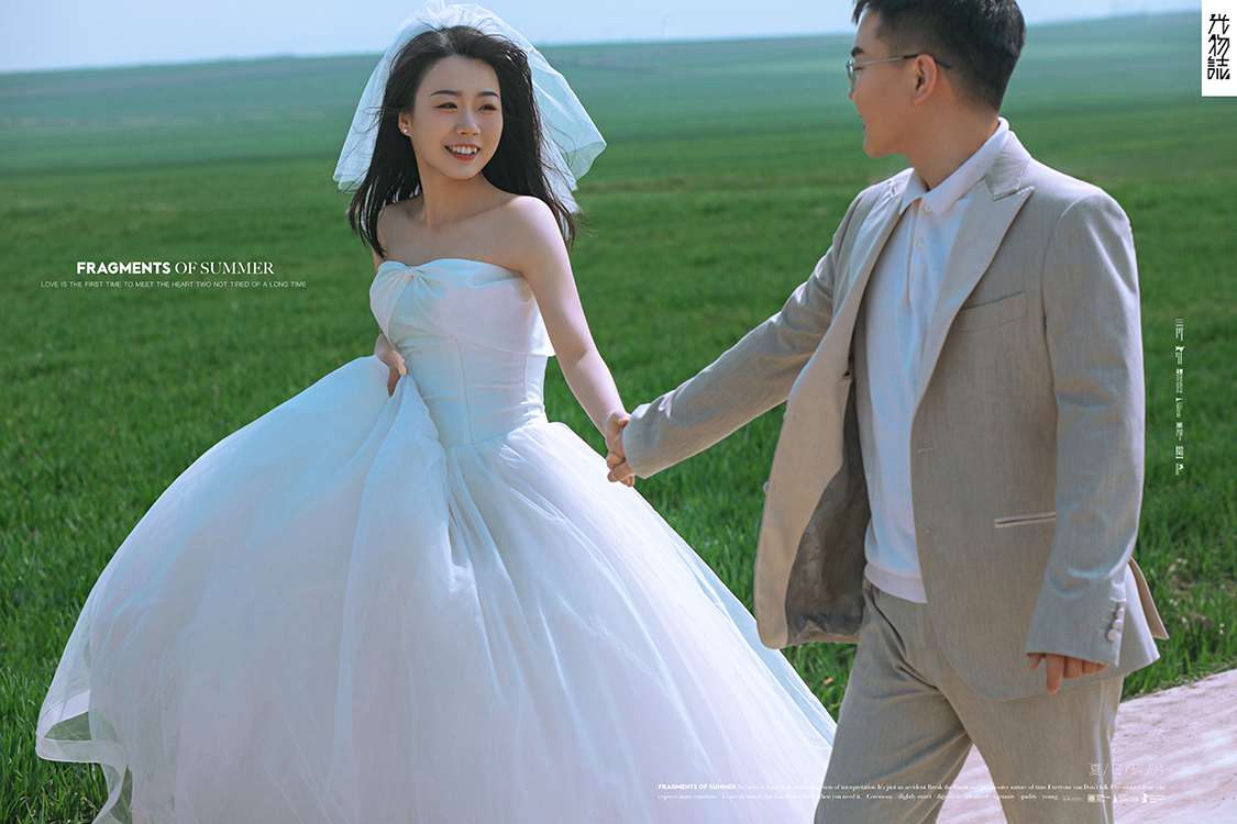极致情绪！安亚坤先生虢文欢女士青春印记婚纱照、氛围森系、、、婚纱照
