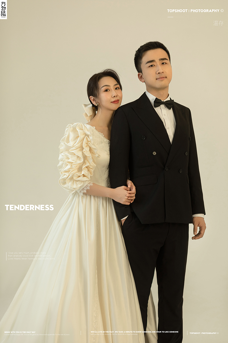 炒鸡甜~徐东升先生马妍女士高定仪式感婚纱照、极简棚拍、、、婚纱照