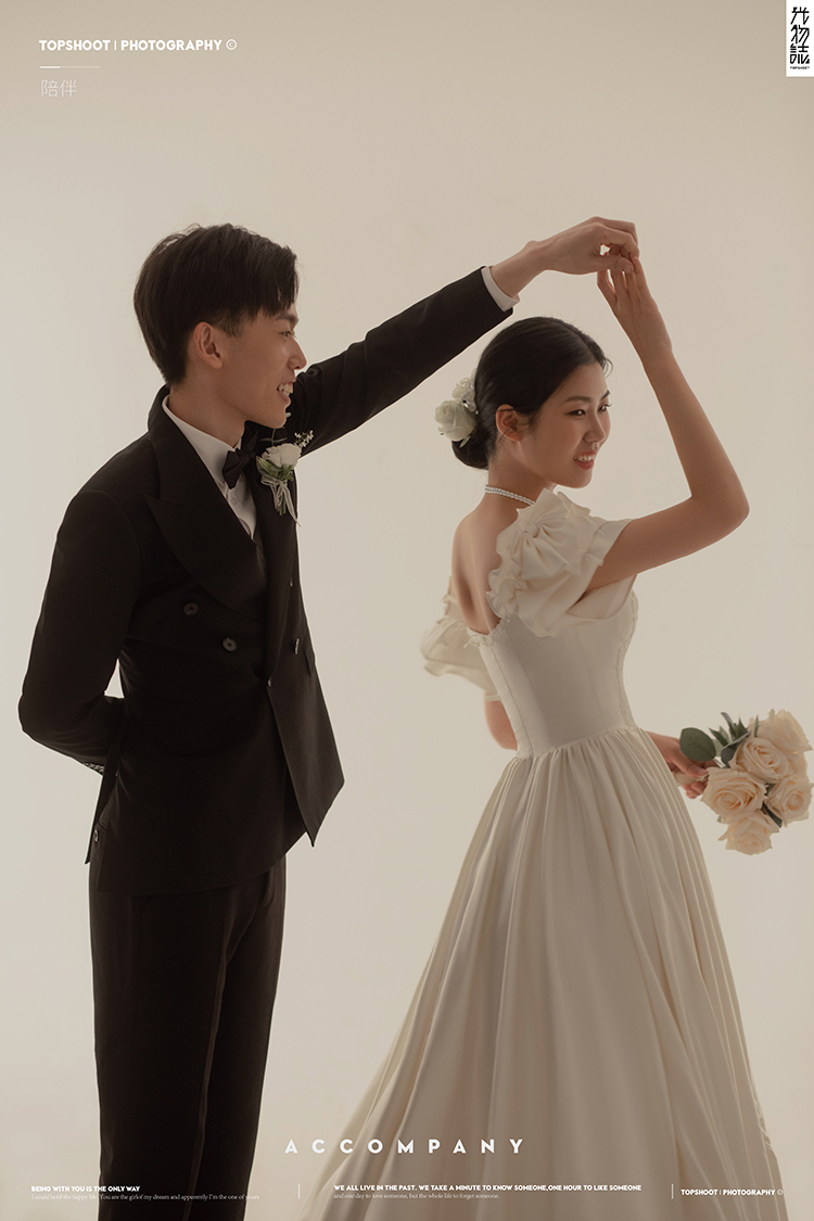 看一点小甜蜜~王瑞潮先生蔡星星女士甜美系婚纱照、极简棚拍、、、婚纱照
