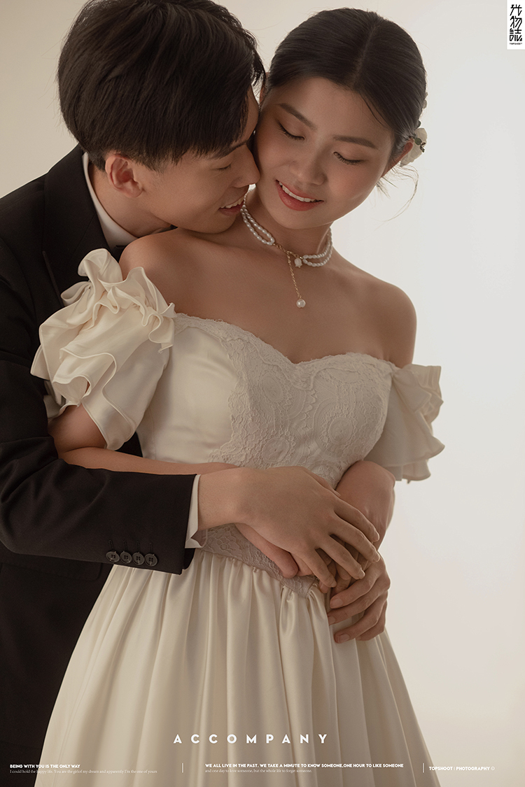 看一点小甜蜜~王瑞潮先生蔡星星女士甜美系婚纱照、极简棚拍、、、婚纱照