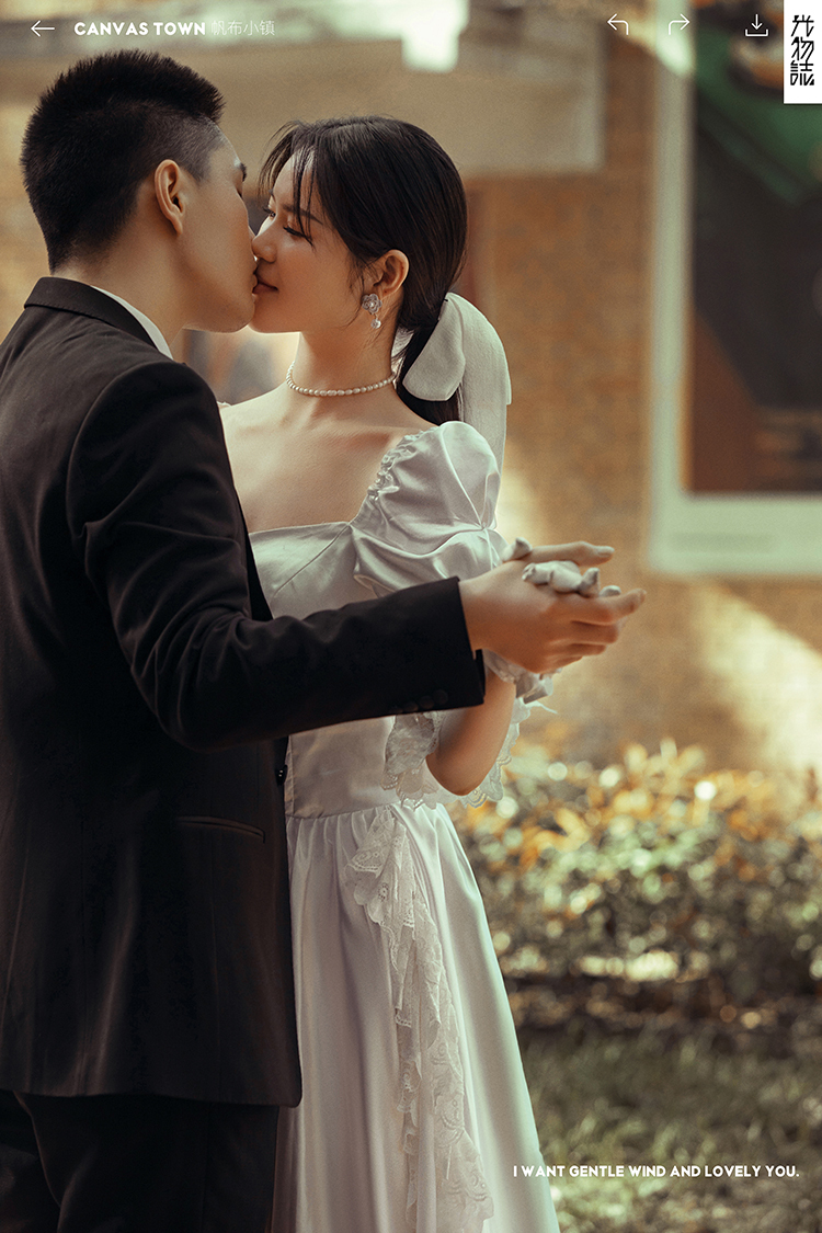 爱了~爱了~任帅先生肖梦丽女士随性街拍婚纱照、怀旧复古、、、婚纱照
