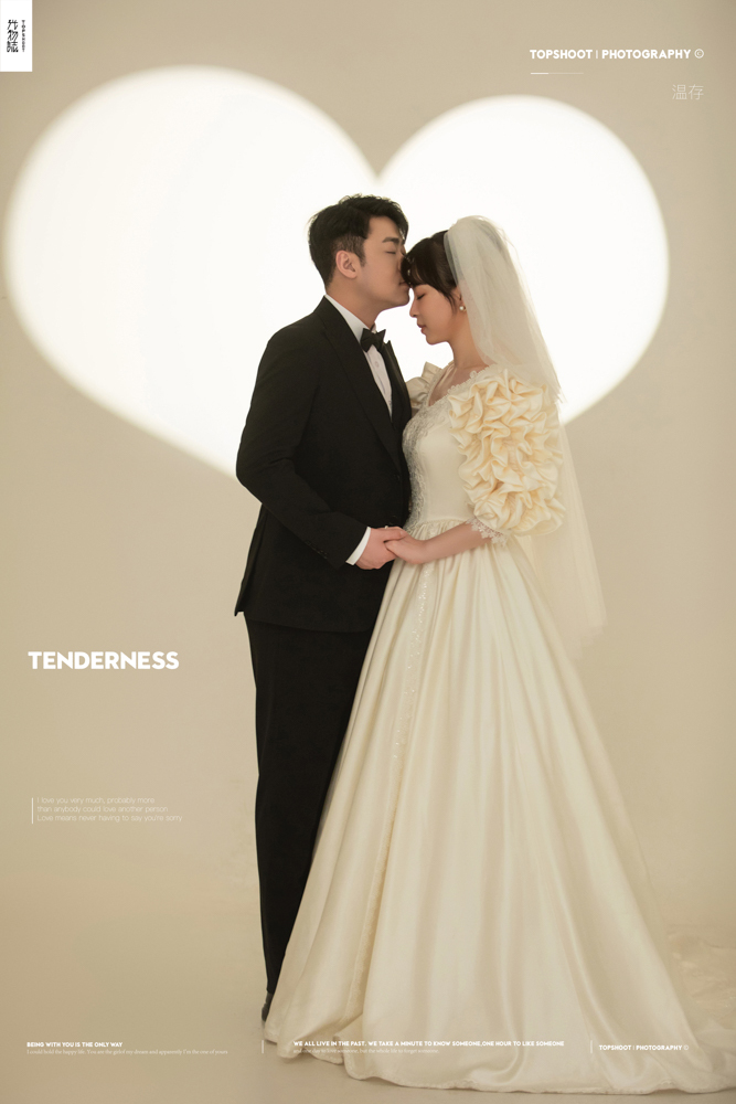 爱了~爱了~蔡江涛先生秦莹女士唯美浪漫婚纱照、极简棚拍、、、婚纱照