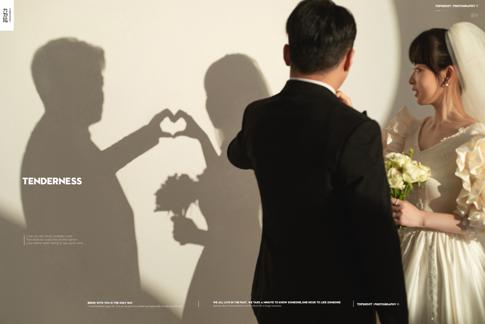 爱了~爱了~蔡江涛先生秦莹女士唯美浪漫婚纱照、极简棚拍、、、婚纱照