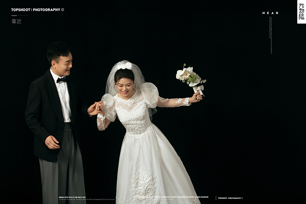 极致情绪！麻森先生徐灵书女士青春印记婚纱照、极简棚拍、、、婚纱照