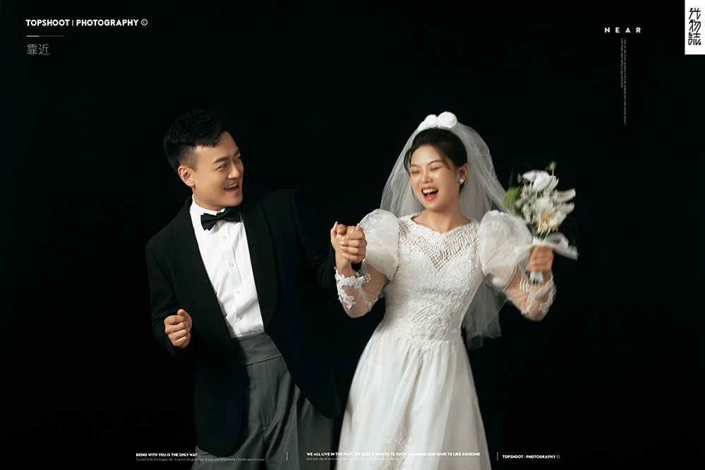 极致情绪！麻森先生徐灵书女士青春印记婚纱照、极简棚拍、、、婚纱照