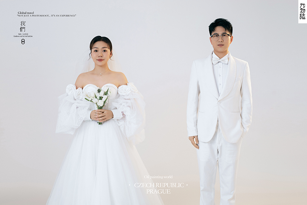 炒鸡甜~孙国强先生田明沁女士你的甜蜜婚纱照、极简棚拍、、、婚纱照