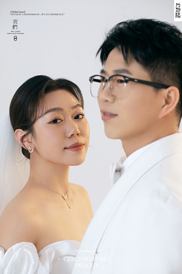 炒鸡甜~孙国强先生田明沁女士你的甜蜜婚纱照、极简棚拍、、、婚纱照