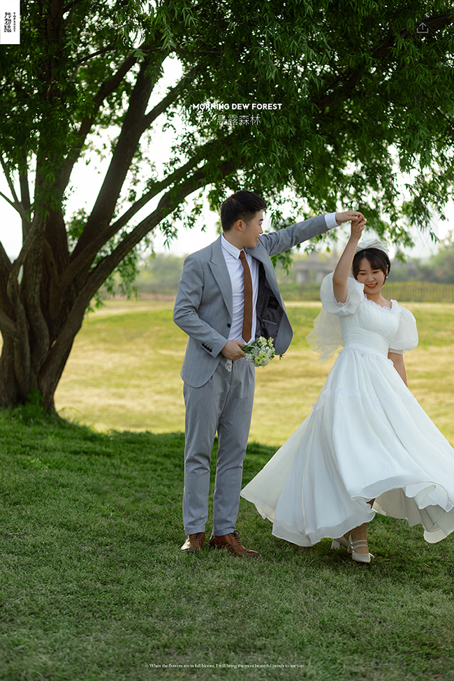 小小小清新:)王崴屹先生刘璐女士森系ins风婚纱照、中式传承、、、婚纱照
